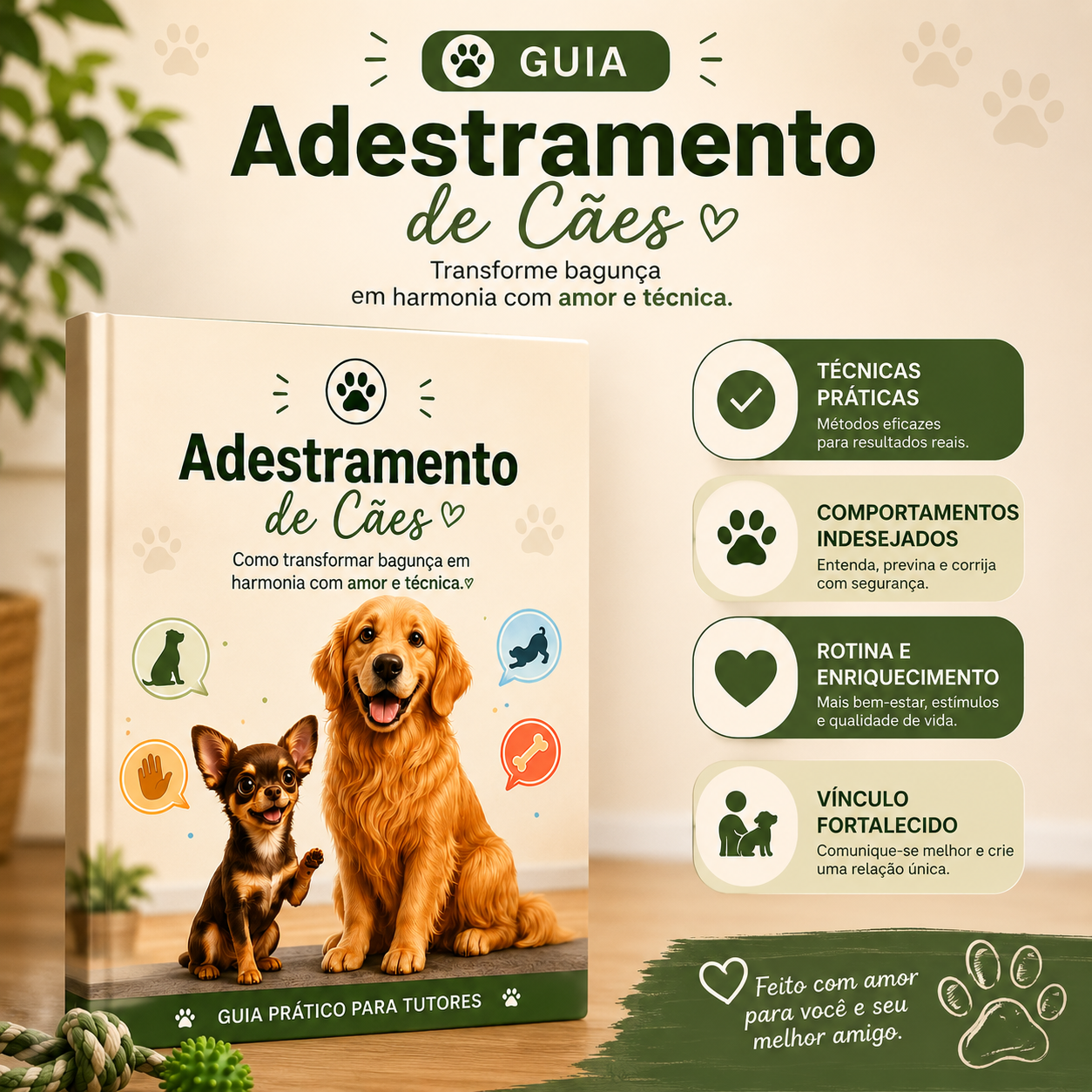 Guia Adestramento de Cães — Plano Básico